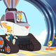 Bugs, Lola, Tweety, Daffy and Porky get ready to build
